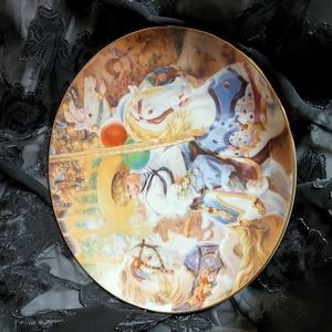 Sandra kuck carousel of dreams limited edition collectors plate